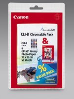 Комплект картриджей Canon CLI-8 C/M/Y