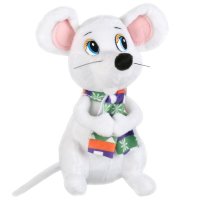 Игрушка мягкая Мышь в шарфе, 18см, без чипа в пак. Мульти-пульти 